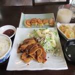 チャングム - 焼肉定食餃子付き980円＋マッコリ500円