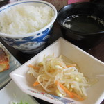 チャングム - ナムル、ご飯、スープ