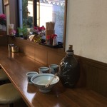 釜あげうどん 長田 in 香の香 - 窓際のカウンター