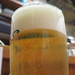 やきとり 正や - すだちビール