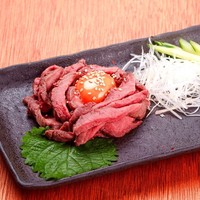 低温調理の黒毛和牛ユッケ（数量限定）