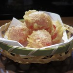 炭火焼 みや澤 - 限界突破トマトの天ぷら