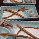 うなぎ 魚政 - 松コース２と志ら焼きの骨せんべい