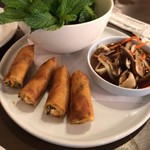 THE PIG AND THE LADY - VEGETABLE SPRING ROLLS