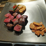 鉄板焼 旬 - 鹿児島牛