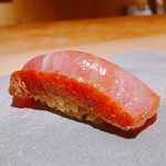 鮨 猪股 - 中トロの漬け