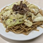 うしお - うしお(長野県伊那市荒井)ローメン(炒肉麺＝チャーローメン)620円