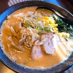 ラーメンだるまや  - ネギみそラーメン＋メンマトッピング