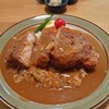 カレー＆コーヒーかわしま - 料理写真:カツカレー(ホット)。