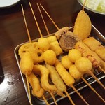 Hyakuen Kushikatsu - おかせの串揚げ