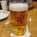 ビヤステーション恵比寿 - サッポロ生ビール 中(750円)