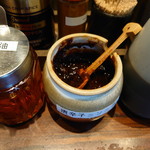 元祖熟成細麺　香来 - 中はこんな感じ