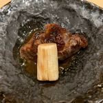 鮨 由う - 鮪の頰肉の漬け焼き