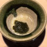 鮨 由う - 穴子の茶碗蒸しシャリと海苔と昆布のペーストで茶碗めし
