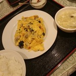 Shanhai Tei - 3日間定食のBセット：アサリと玉子の炒め＠750円