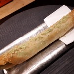 炭火割烹 白坂 - 枝豆春巻き
