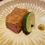 銀座 しのはら - 揚物２(コース外追加)