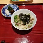 銀座 しのはら - 飛騨牛炊込みご飯と香の物