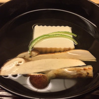 道人 - 松茸と豆腐の椀