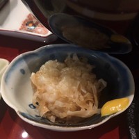 対馬のどぐろとイカ活き造り 博多 魚蔵 都ホテル店 - イカシュウマイ
