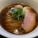 らぁ麺 すぎ本 - 味玉醤油らぁ麺、大盛り