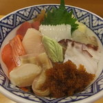 あら政 - ランチ　生ちらし　７００円　【　２０１２年２月　】