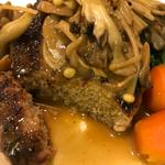 レストラン ラグー - 和風ハンバーグ 細引きミンチです