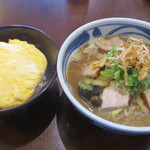 麺屋一徳 - 玉子焼きと野菜らーめん