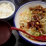 西安麺荘 秦唐記 - 秦唐記　油溌面（大盛）
