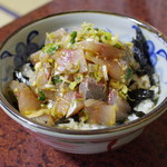 上の山亭 - あじのたたき丼