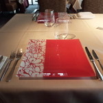 Restaurant Pavé - 2012年2月テーブルセティングも、良い感じ！