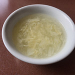 じゃんじゃん亭 - 付属の卵スープ