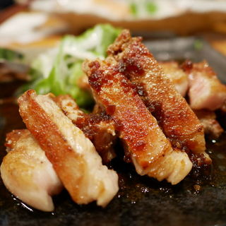 ダイニングおきしん - 料理写真:豚肉のステーキ