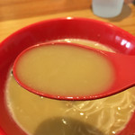 濃厚鶏白湯拉麺 乙 - スープ、超濃厚♪♪