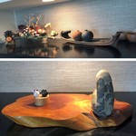 手打そば　稜庵 - 座敷の飾り