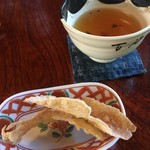 雲水 - 蕎麦せんべい　そば茶