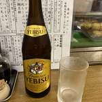 成田家 - エビス瓶ビール