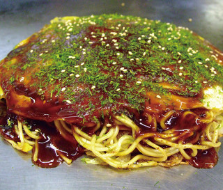 Okonomiyaki Nagataya - 定番！肉玉そば！830円です。