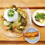 自然派中華 クイジン - 季節の冷たい麺セット　フカヒレのお刺身 旬野菜のサラダ冷麺