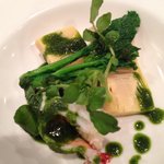 レストラン タキガワ - 前菜 エビとタケノコのマリネ香草風味