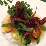 レストラン タキガワ - メイン  本日の魚料理（スズキ）
                                