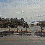 グリル玉屋 - 窓からの松島・五大堂の眺望