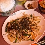 美よし - 料理写真:野菜炒め定食