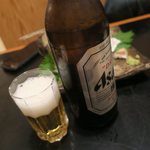 辰美寿し - ビール追加♪