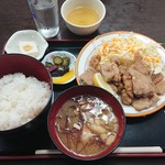 ほりぞえ - 海鮮唐揚げ定食¥900-