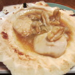 割烹　美登利 - ホタテ焼き