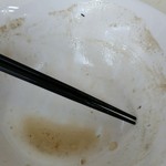 煮干しらーめん にぼにゃん - 完食(^人^)