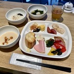 ザ ボーイング フーズ - 朝食バイキング(\1,000)　盛り付け例