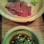 鶏繁 - レバ刺し