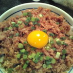 鶏繁 - そぼろ丼